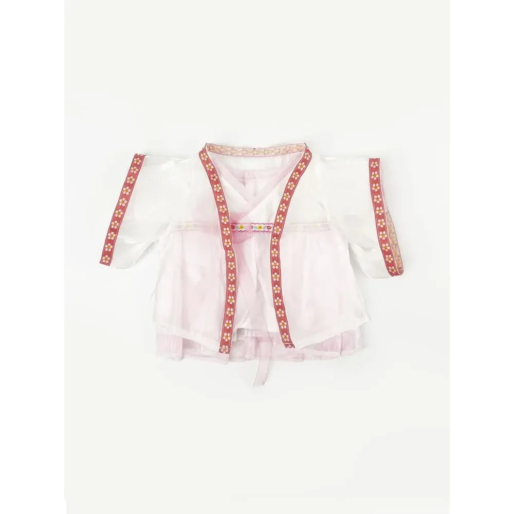 Large Bartholomew Bear clothes outfits - Floral Chinese Traditional Outfit